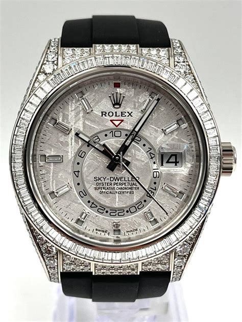 rolex sky dweller meteor dial.